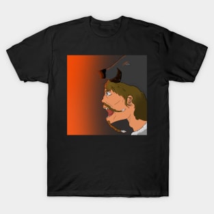 Screaming Boar-Headed Viking T-Shirt